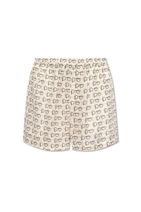 burberry silk shorts women's